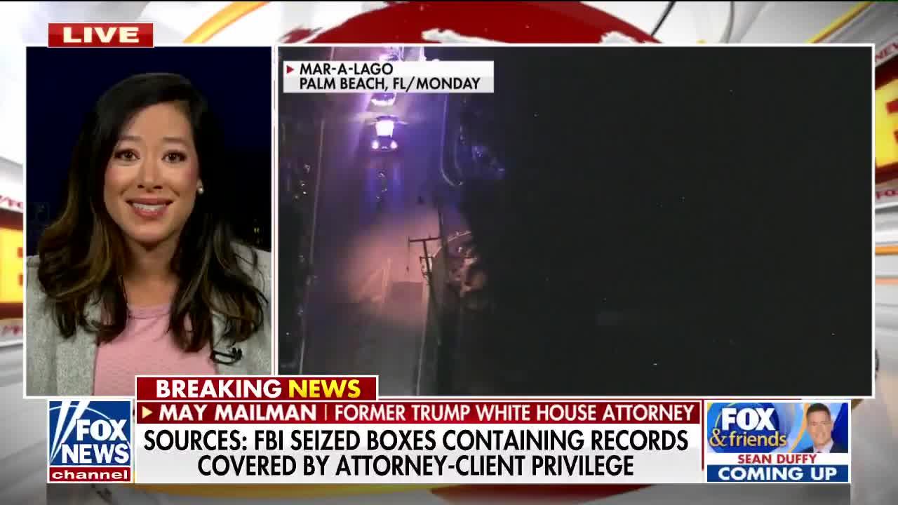 FBI raid of Trump’s residence is a violation of his ‘fourth amendment rights’: Former Trump White House attorney May Mailm