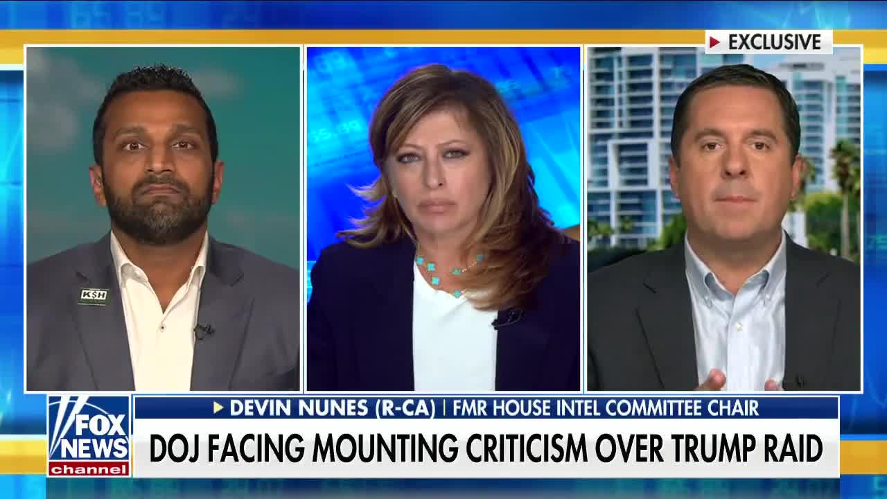 Former Rep. Devin Nunes and Kash Patel on Trump home being 'ransacked' by FBI