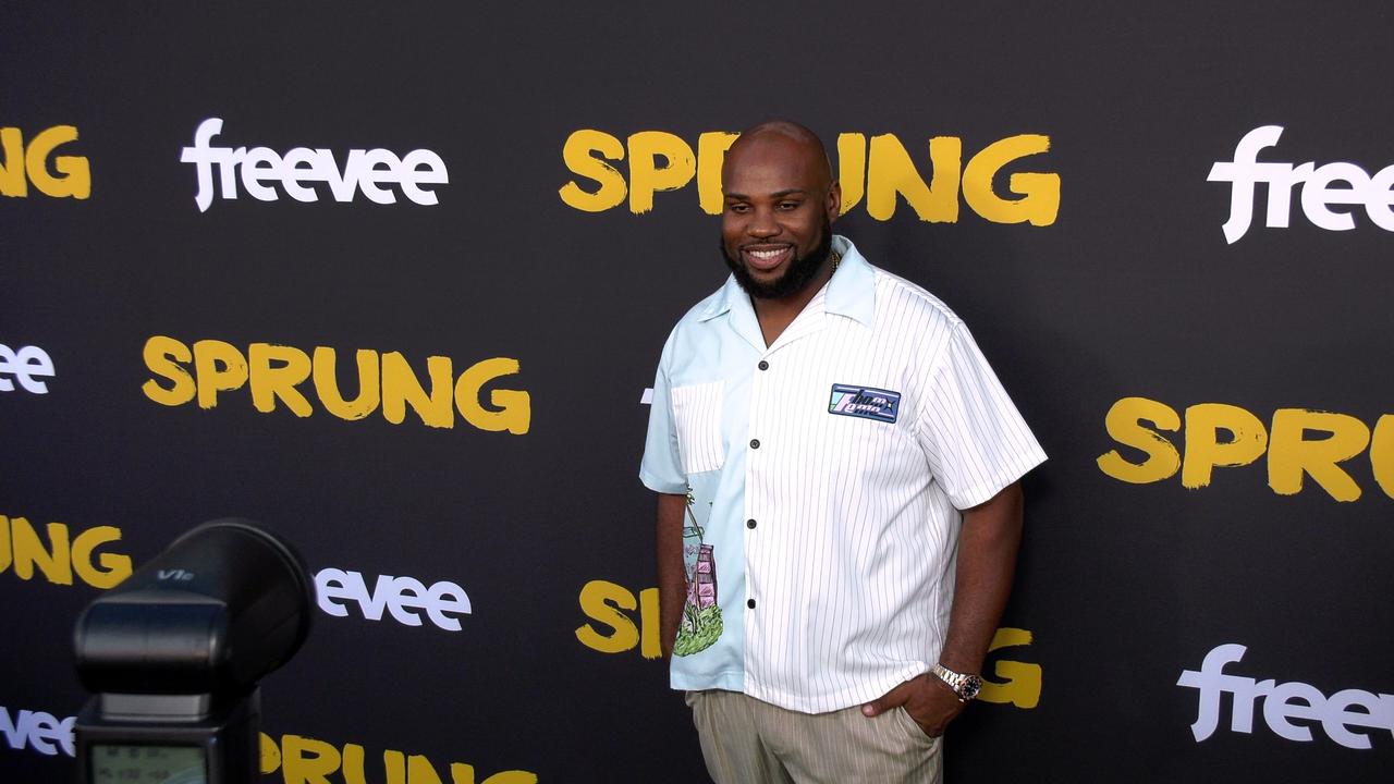 James Earl attends Freevee's 'Sprung' red carpet premiere in Los Angeles