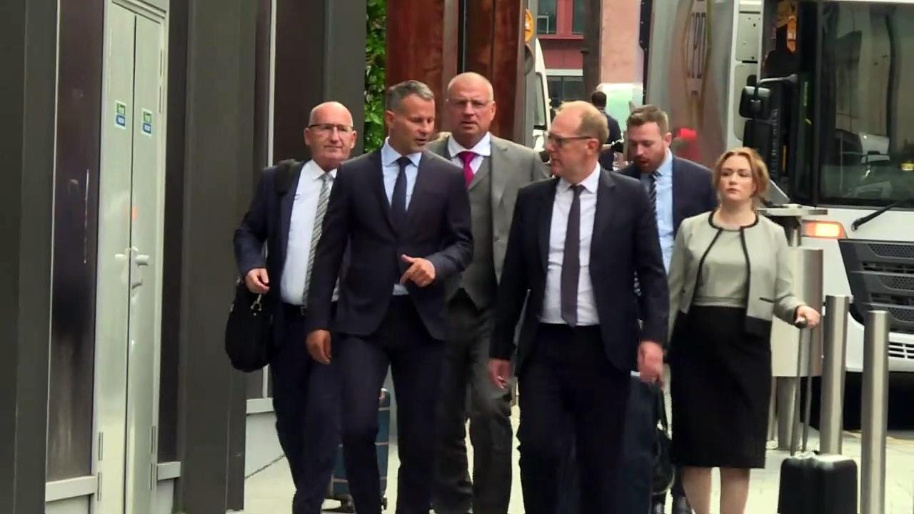 Giggs arrives at court for day six of assault trial