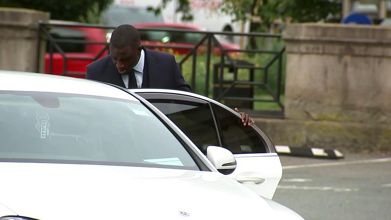Footballer Benjamin Mendy arrives at court to face rape charges