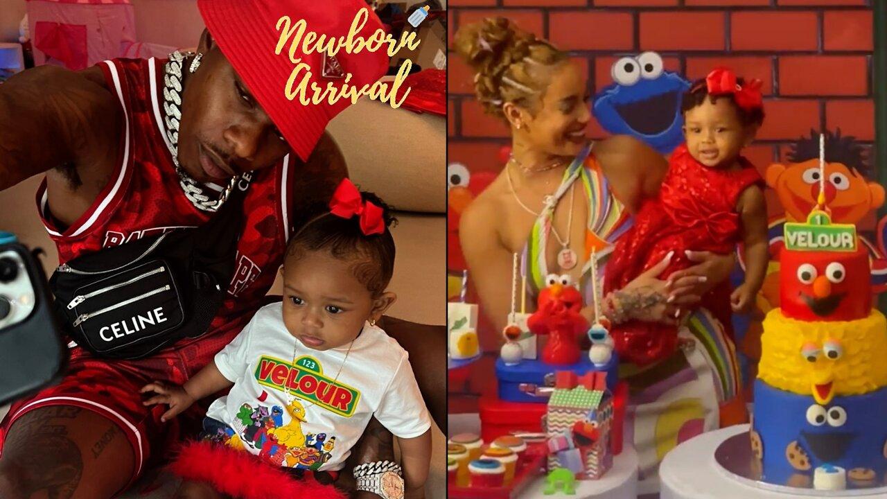 DaBaby & Danileigh Host Daughter Velour's 1st B-Day Party! 🎂