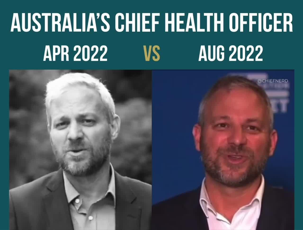 Australia’s Chief Health Officer Brett Sutton Then & Now