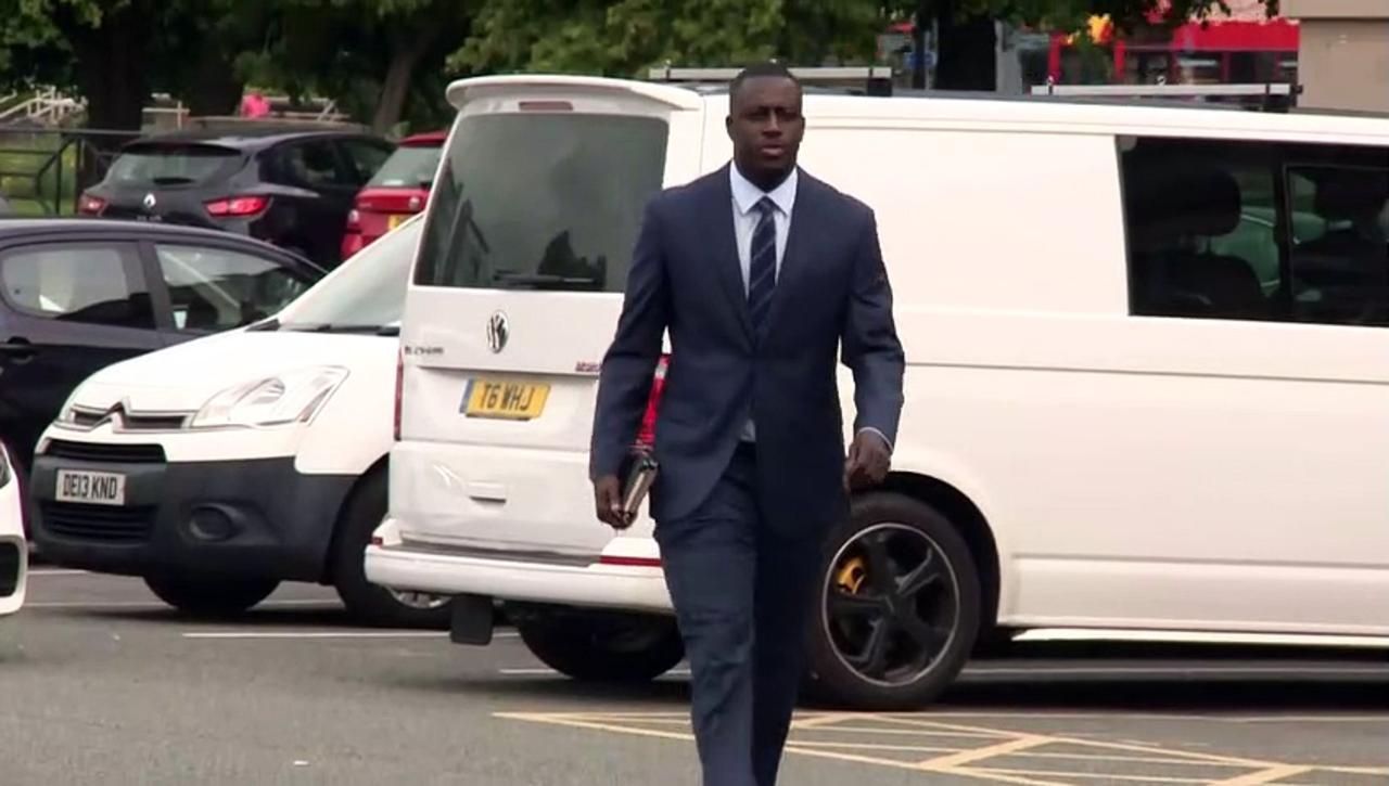 Benjamin Mendy arrives at court as rape trial continues