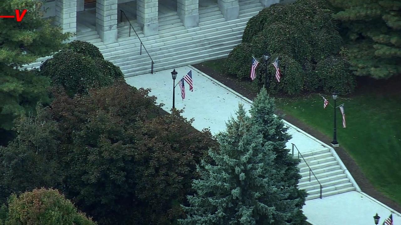Large Metal Object Fell From Aircraft Nearly Hitting Maine State Capitol Police Worker
