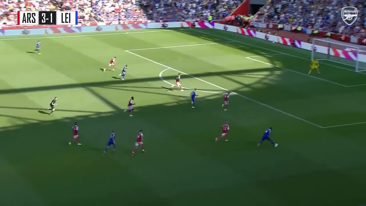 HIGHLIGHTS - Arsenal vs Leicester City (4-2) - Gabriel Jesus (2), Xhaka, Martinelli