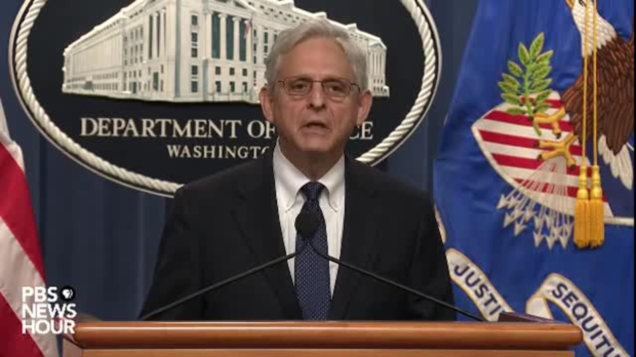 AG Merrick Garland delivers a statement about the FBI raiding Trump 🇺🇸Join Us👉 @SGTnewsNetwork
