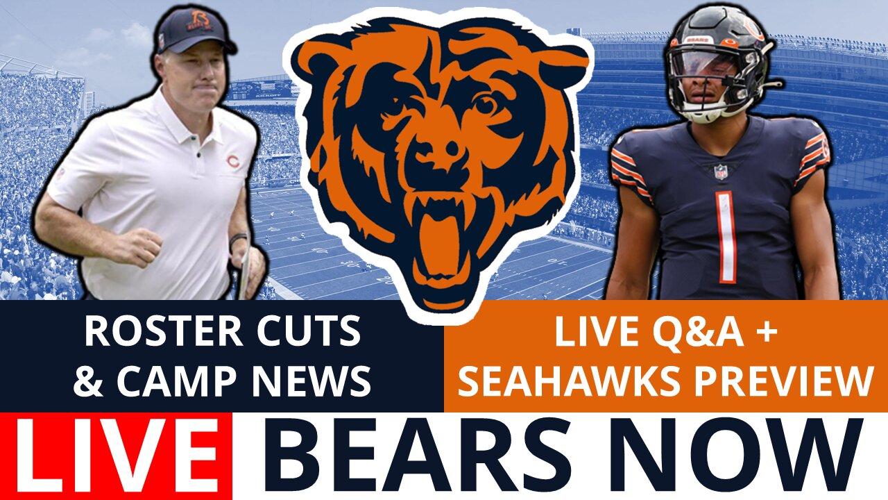 Chicago Bears Now LIVE: Bears News & Rumors From Training Camp Ft. Teven Jenkins, Roquan Smith