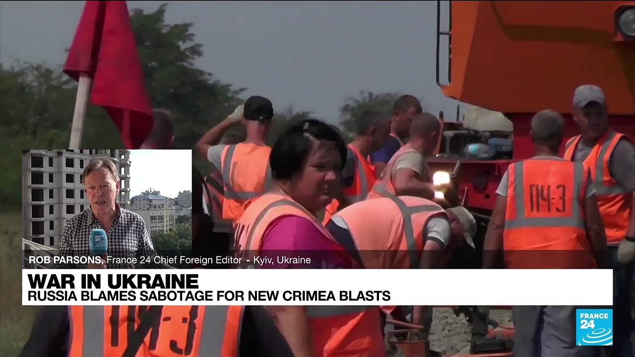 Explosions rock Crimea in suspected Ukrainian attack