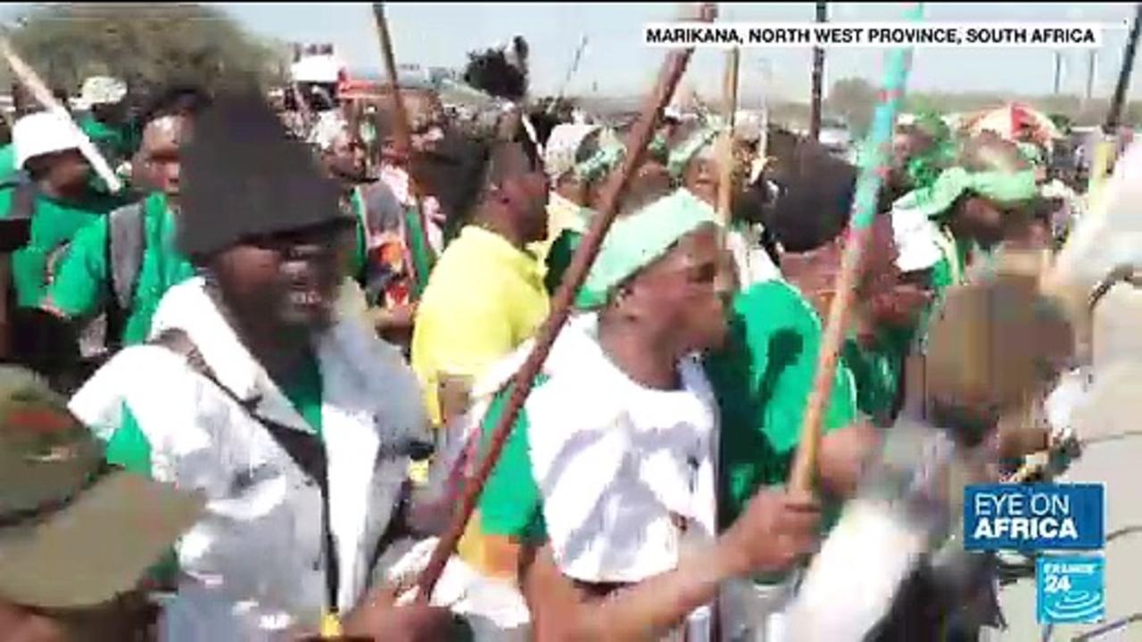 South Africans rally to mark Marikana massacre 10th anniversary