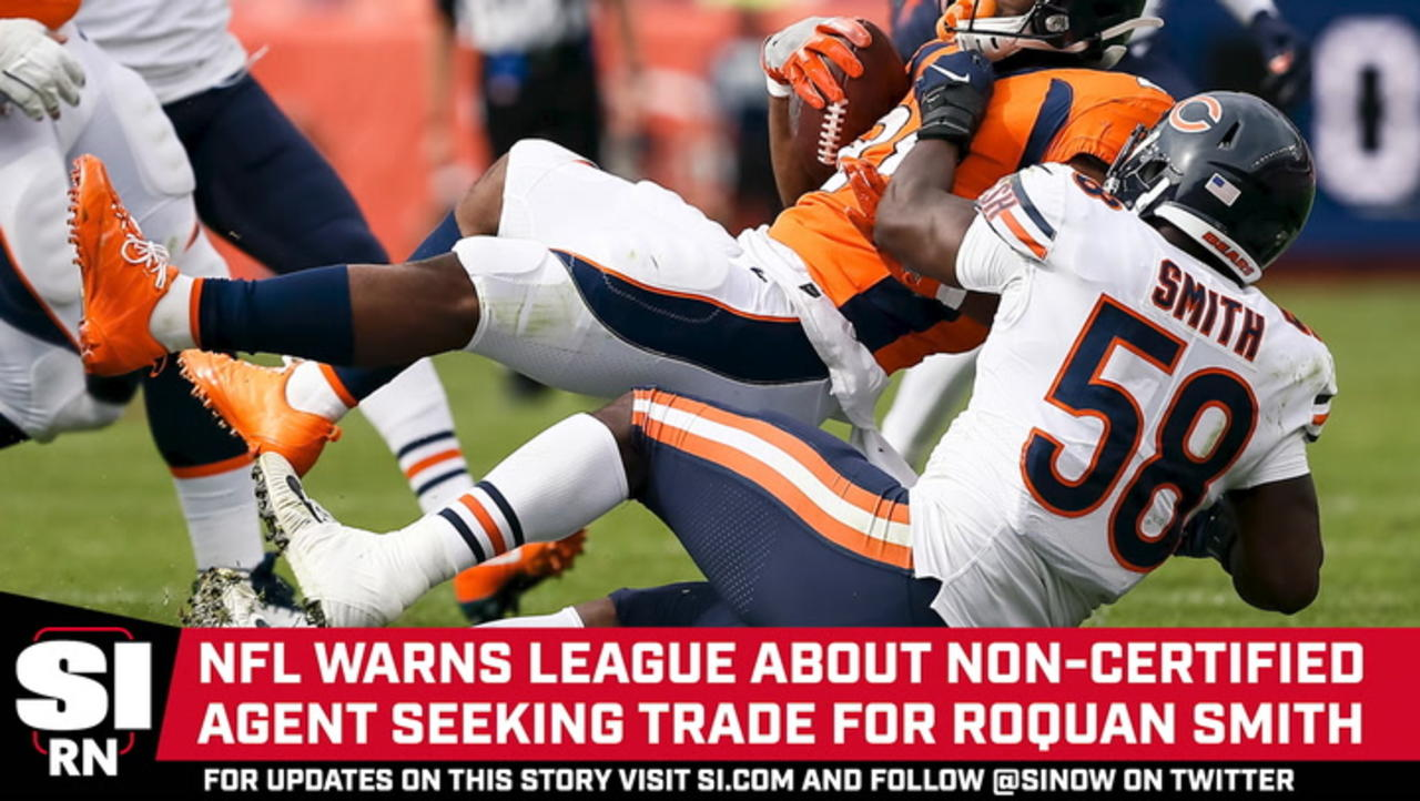 NFL Warns About Non-Certified Agent Seeking Trade for Bears' Roquan Smith