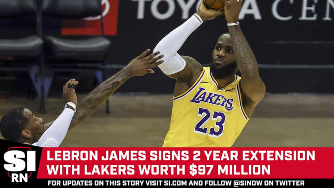 LeBron James Agrees to Two-Year Extension With Lakers, per Report