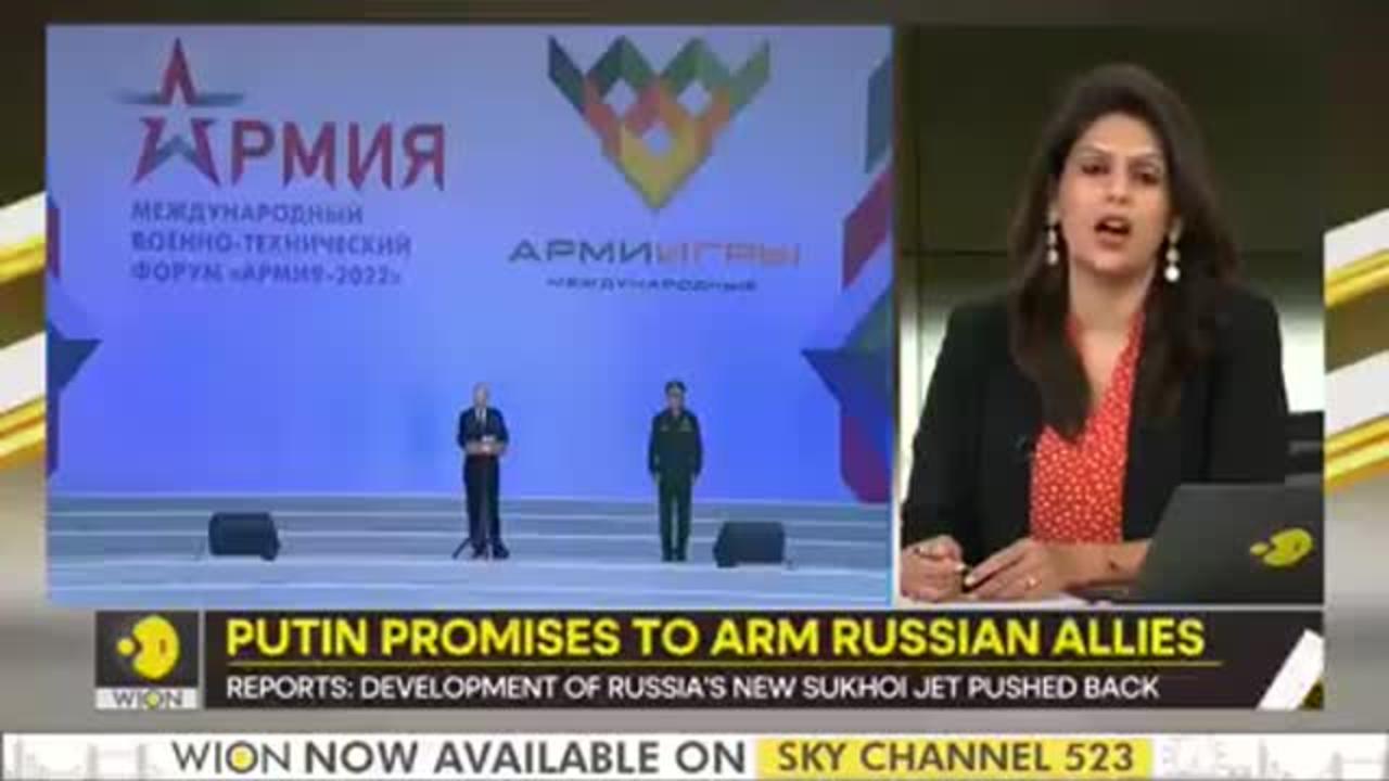 Russian President Vladimir Putin promised to arm Russia's allies