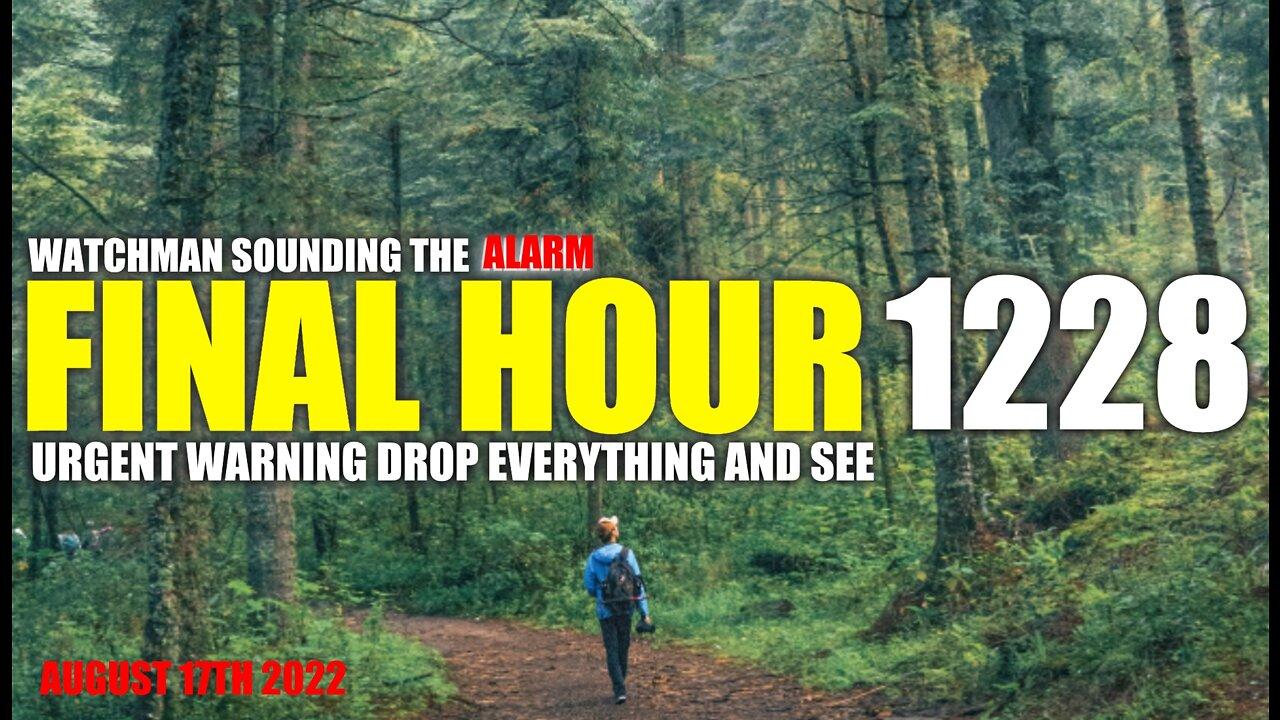 FINAL HOUR 1228 - URGENT WARNING DROP EVERYTHING AND SEE - WATCHMAN SOUNDING THE ALARM