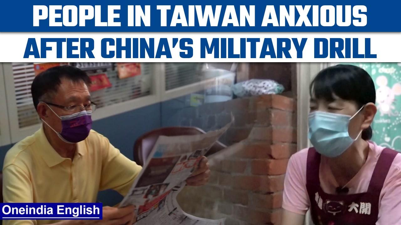 Creeping anxiety in Taiwan over China's massive drills | Oneindia News *News