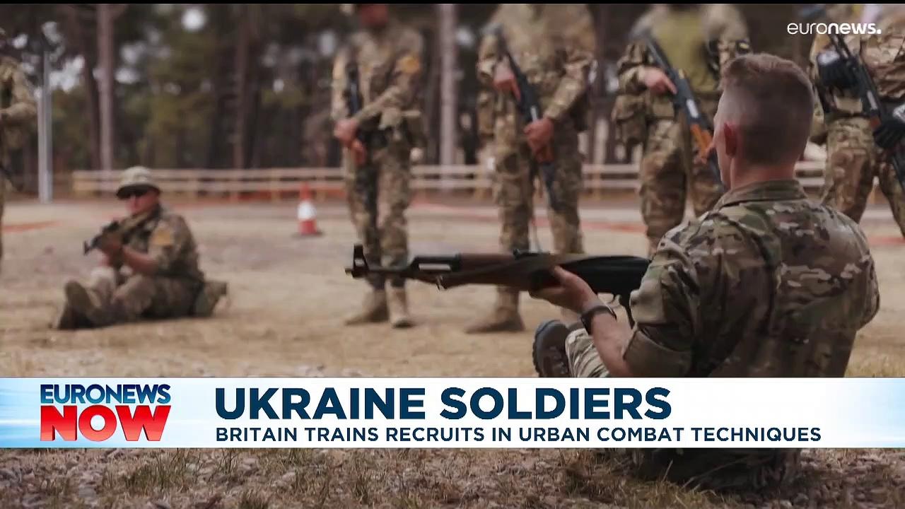British army trains Ukrainian soldiers in urban combat techniques