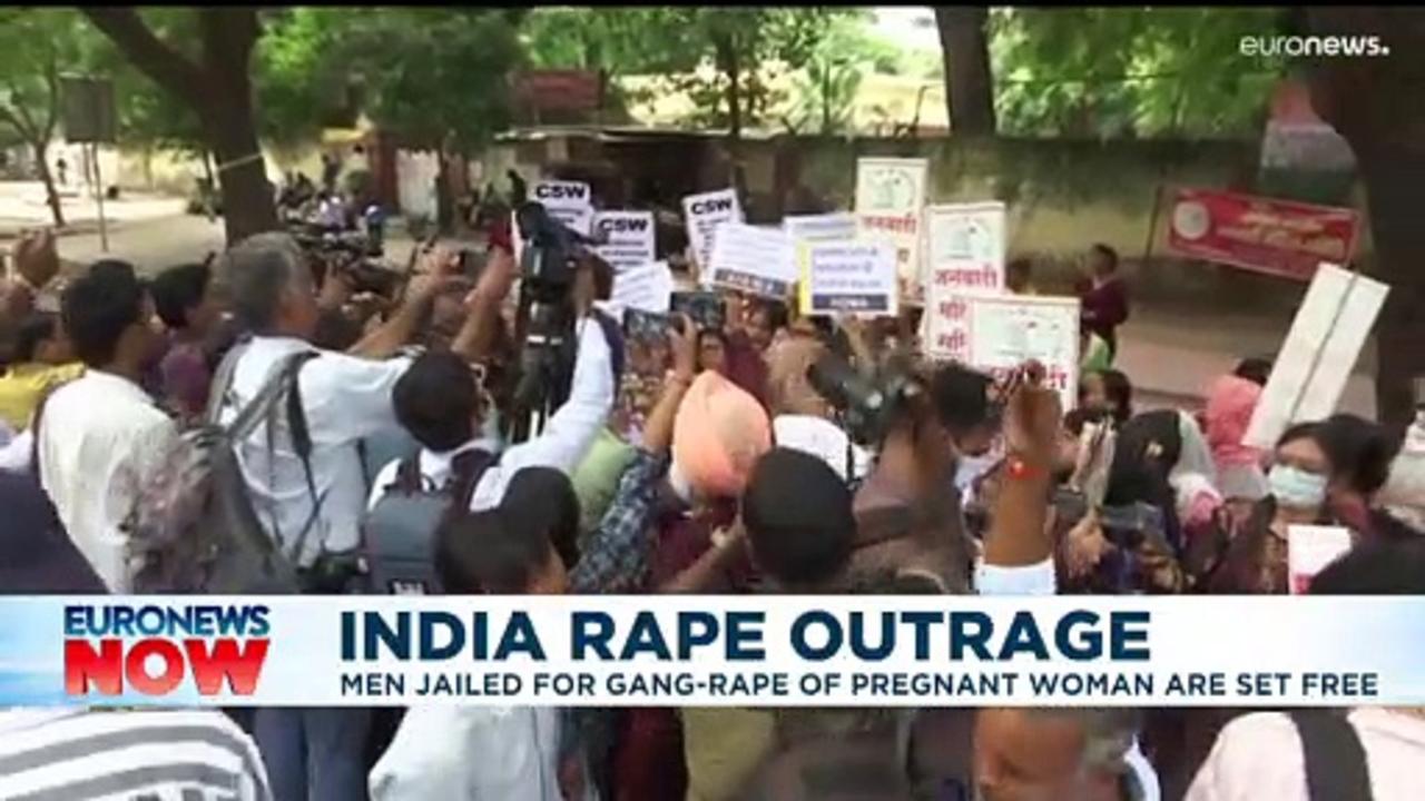 Outrage ignites in India as group of rapists freed from prison for 'good behaviour'