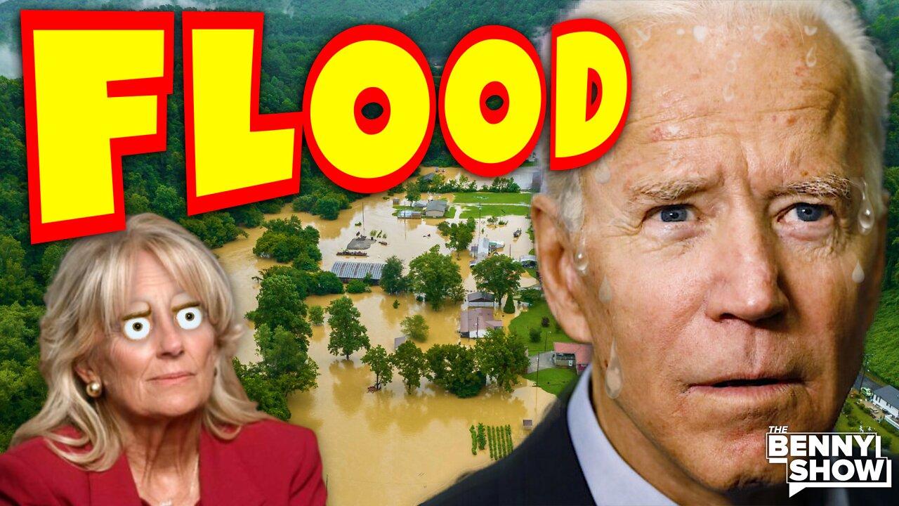 Joe Biden Sniffs Hair of Disaster Victims, Claims He Can Control Weather Before Boring Them to Death