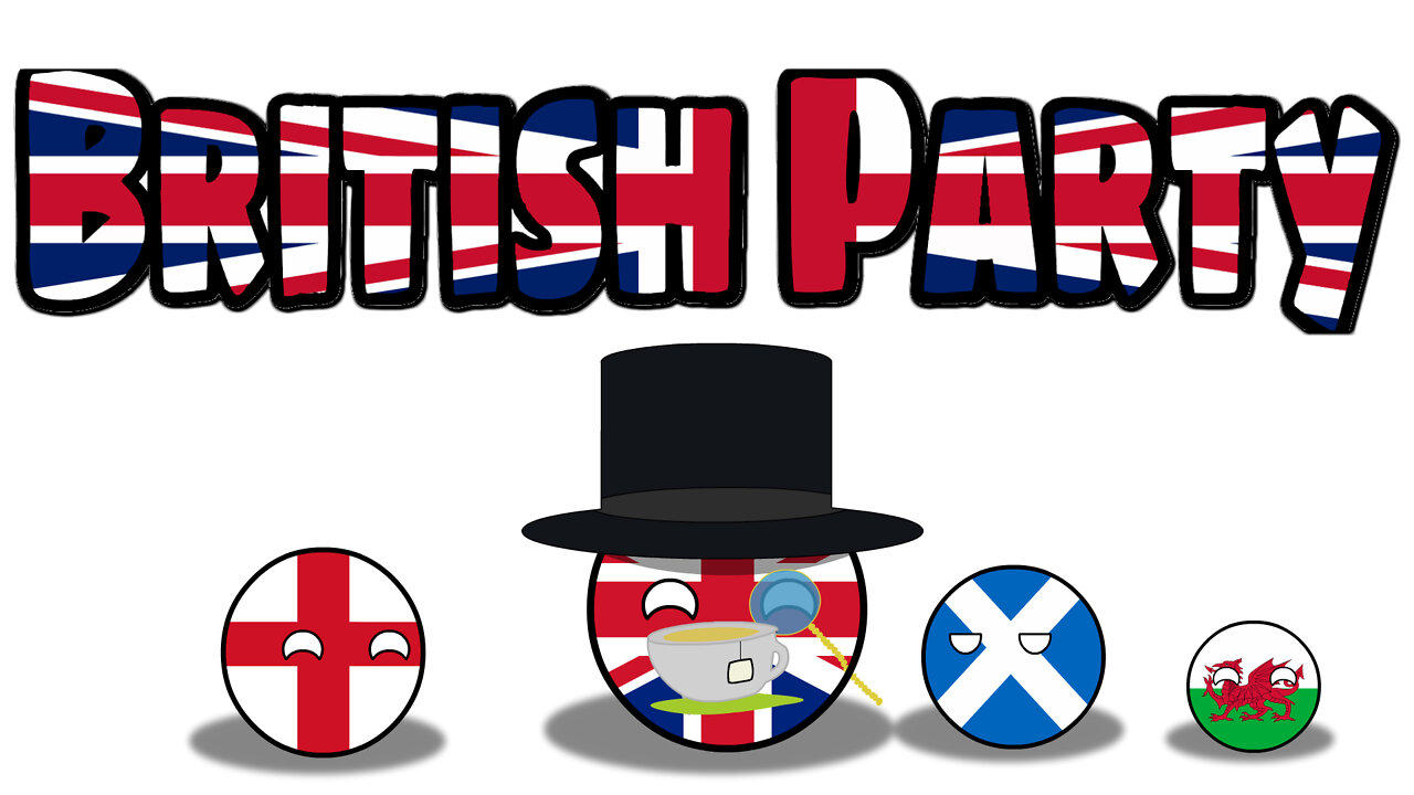 Countryballs: British Party!
