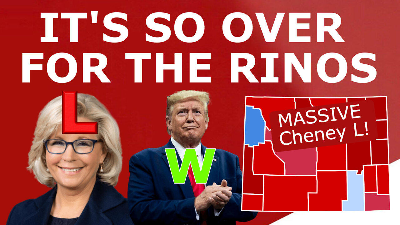 CHENEY GOES DOWN! - Wyoming REBUKES the Establishment as 8 of the "Impeachment 10" Fall