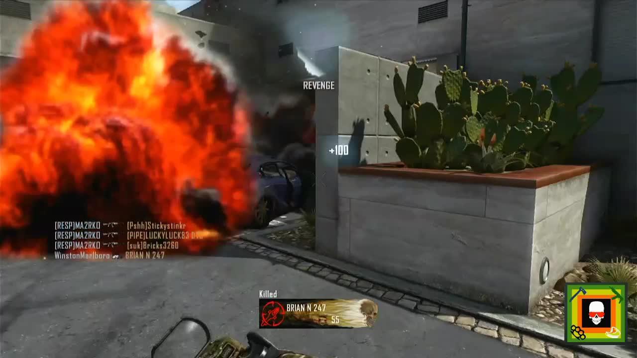 Call Of Duty Blowing up a car with a semtex
