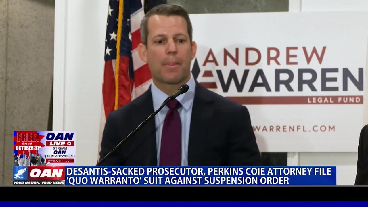 DeSantis-sacked prosecutor, Perkins Coie attorney file 'quo warranto' suit against suspension order