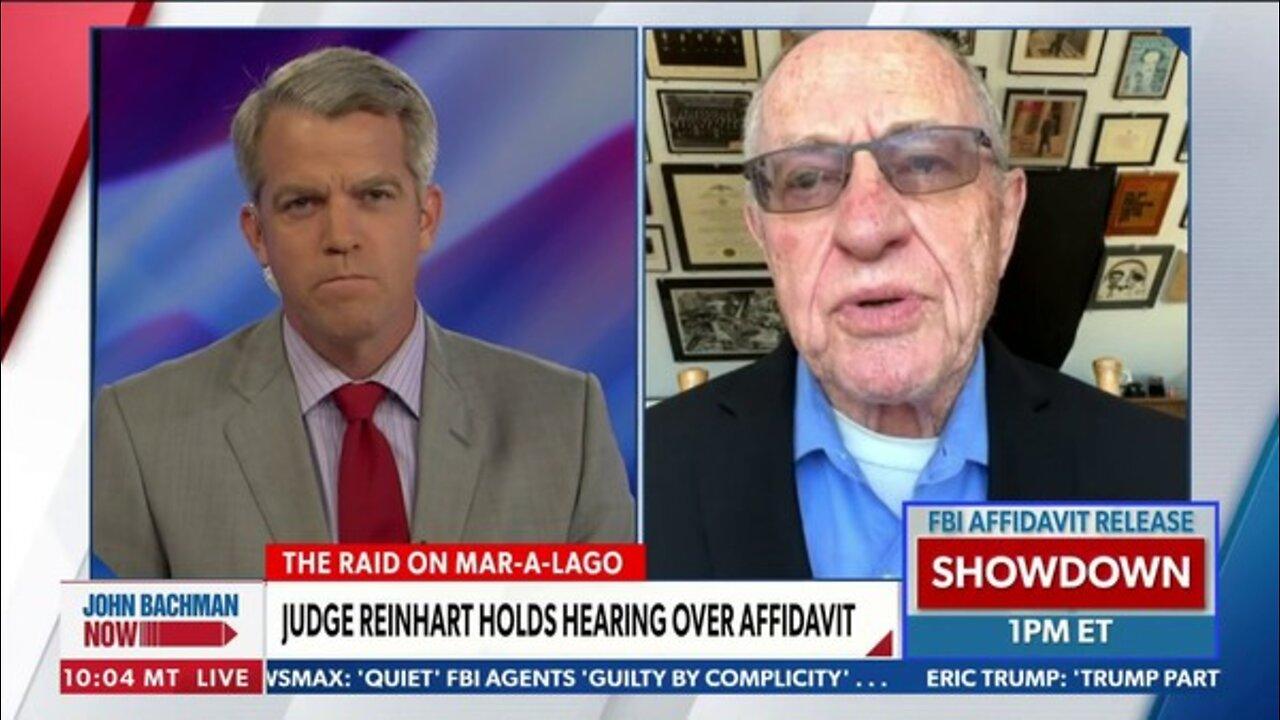 Dershowitz: Judge Should Unseal Mar-a-Lago Affidavit With Redactions