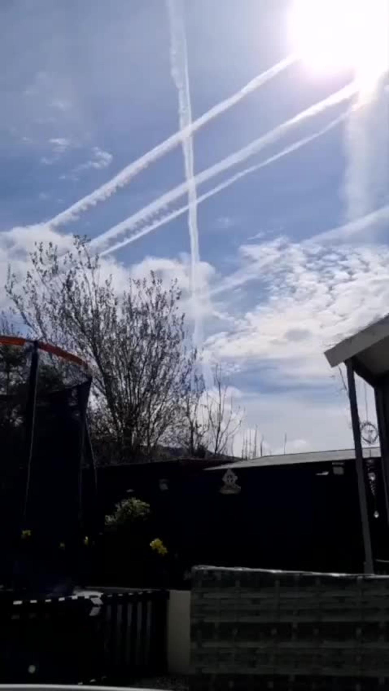 Hyper Time Lapse on ChemTrails
