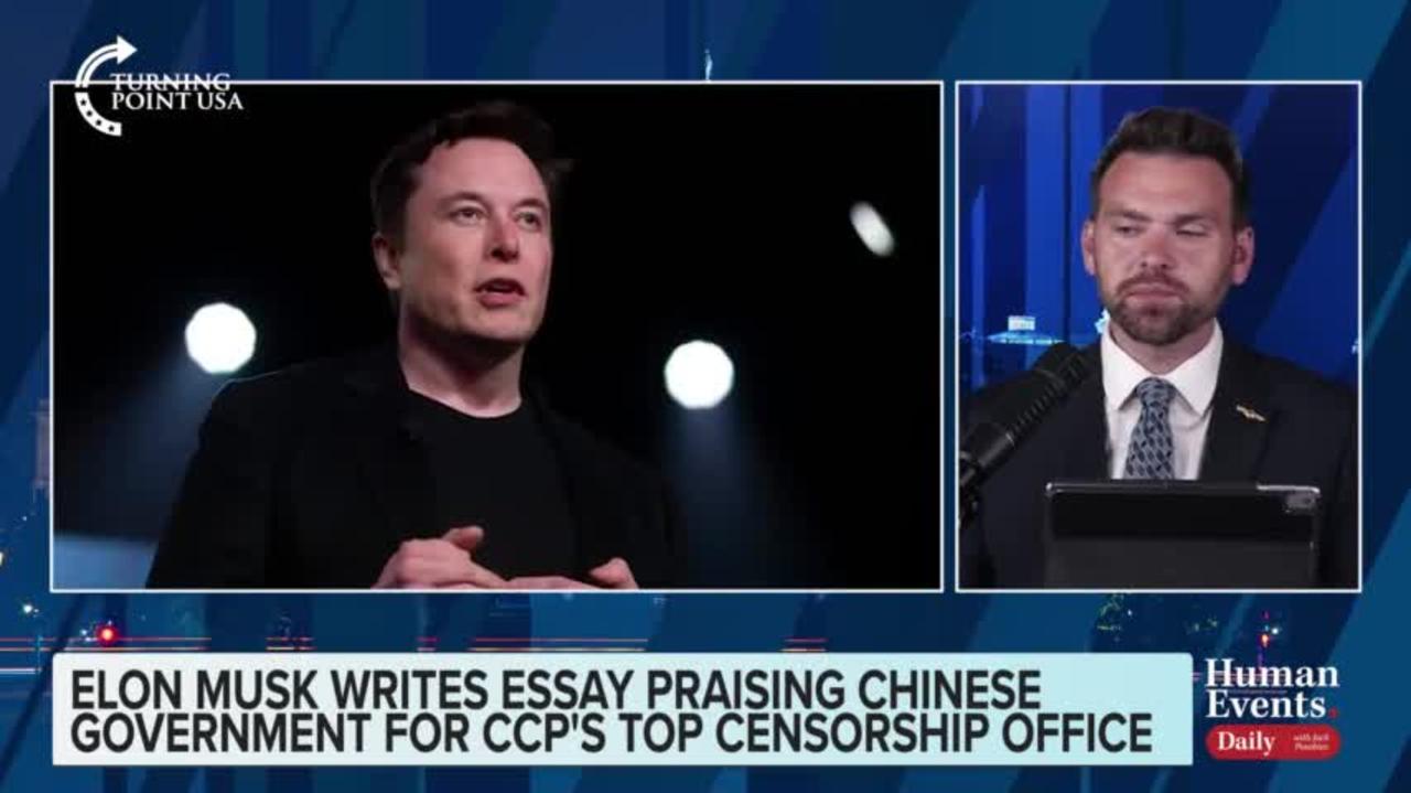 Elon Musk writing an essay praising the Chinese government for the CCP’s internet censorship office