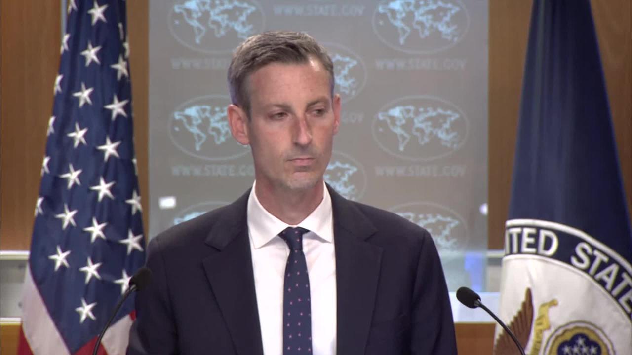 Ned Price holds State Department briefing August 18, 2022