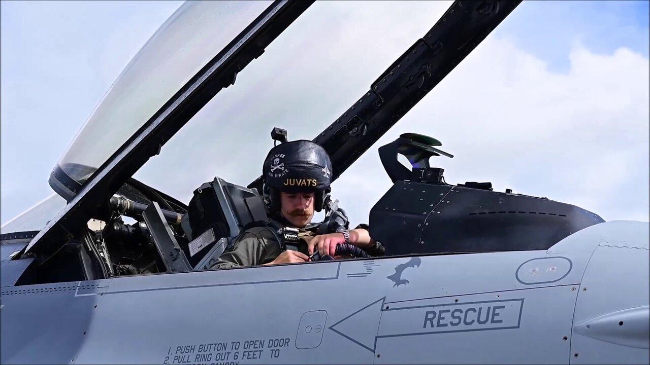 USAF F-16 Fighting Falcon's participate in RED FLAG-ALASKA 22-3