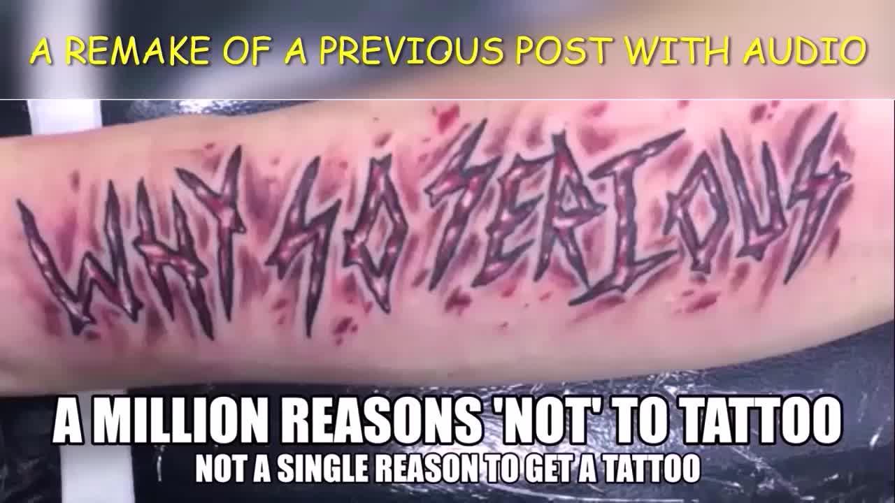 ABOUT TATTOOS: THINK BEFORE YOU INK!