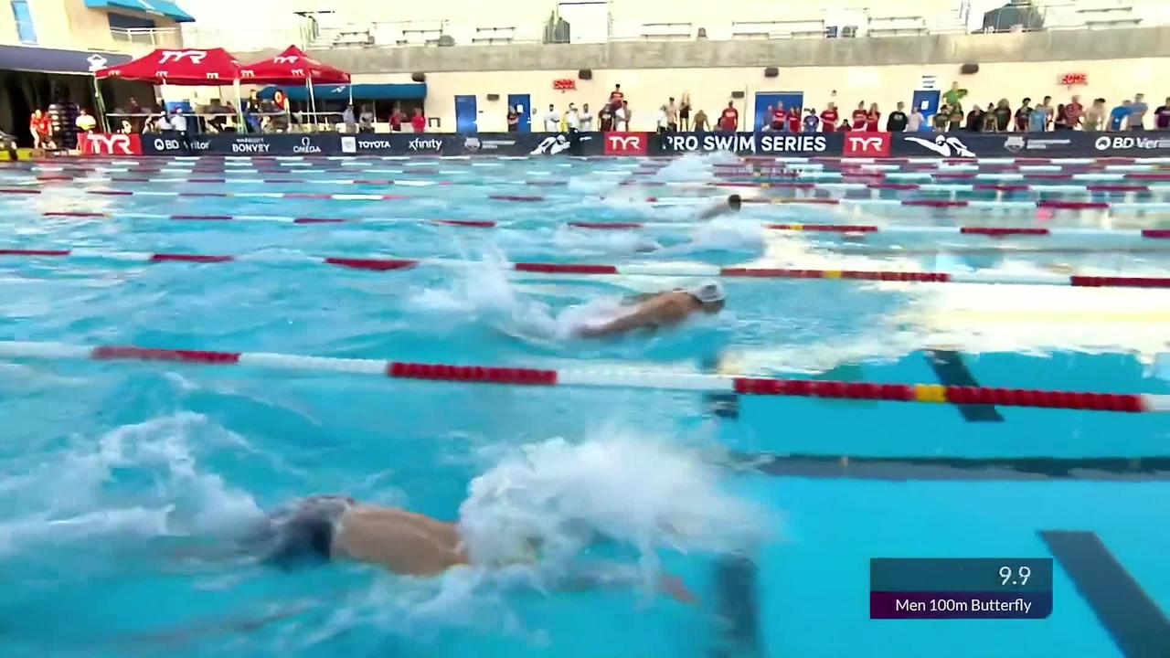 The 100m butterfly final