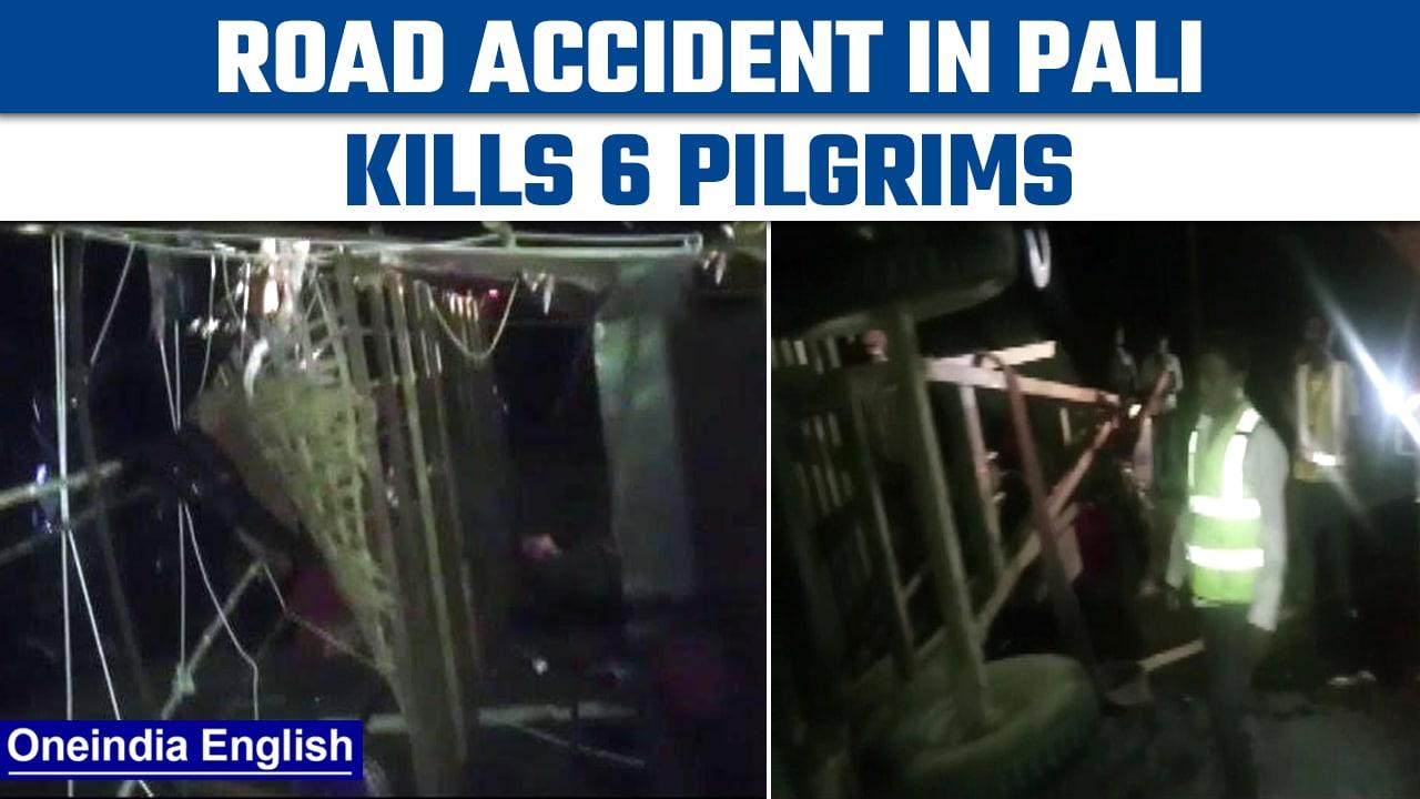 Rajasthan: 6 killed, over 20 injured in road accident in Pali | Oneindia news *News