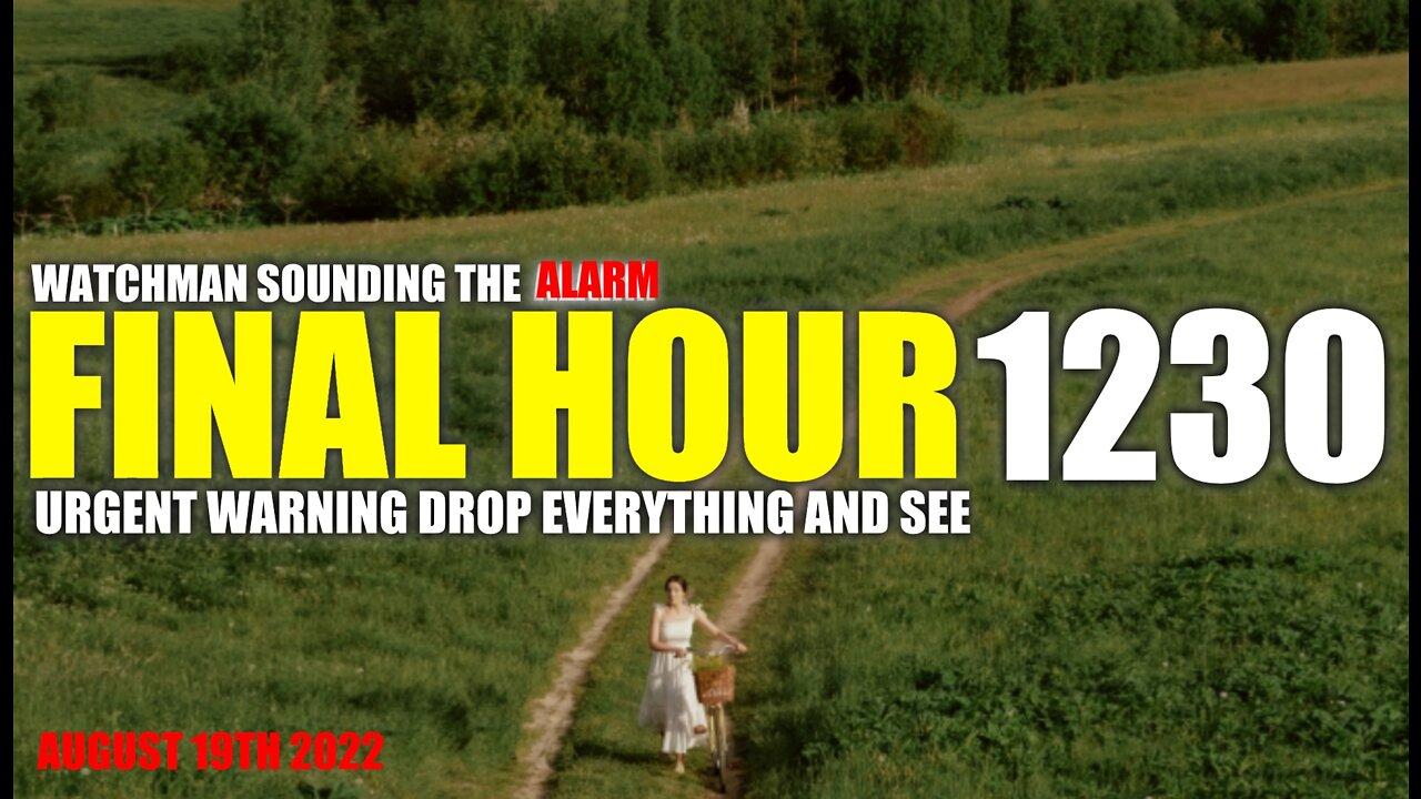 FINAL HOUR 1230 - URGENT WARNING DROP EVERYTHING AND SEE - WATCHMAN SOUNDING THE ALARM