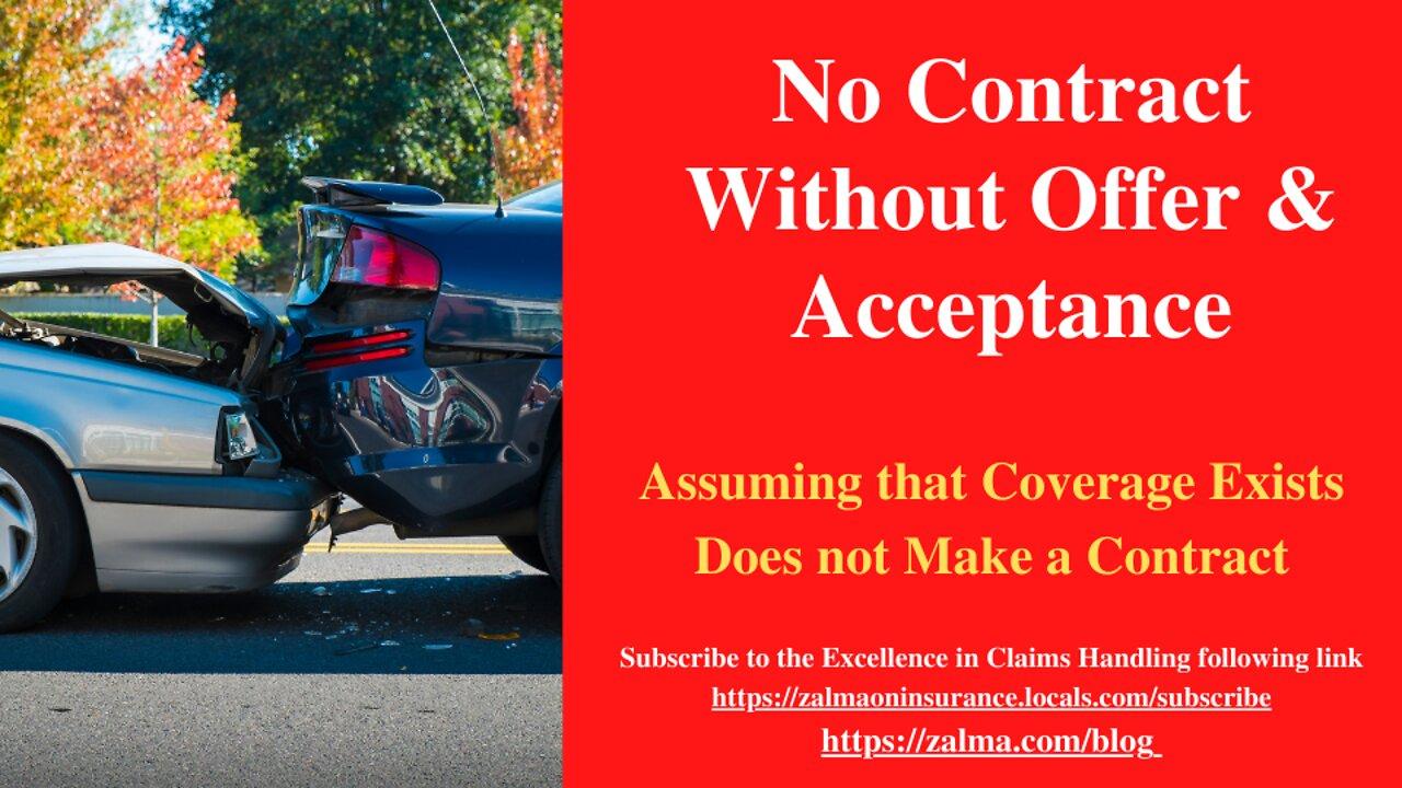 No Contract Without Offer & Acceptance