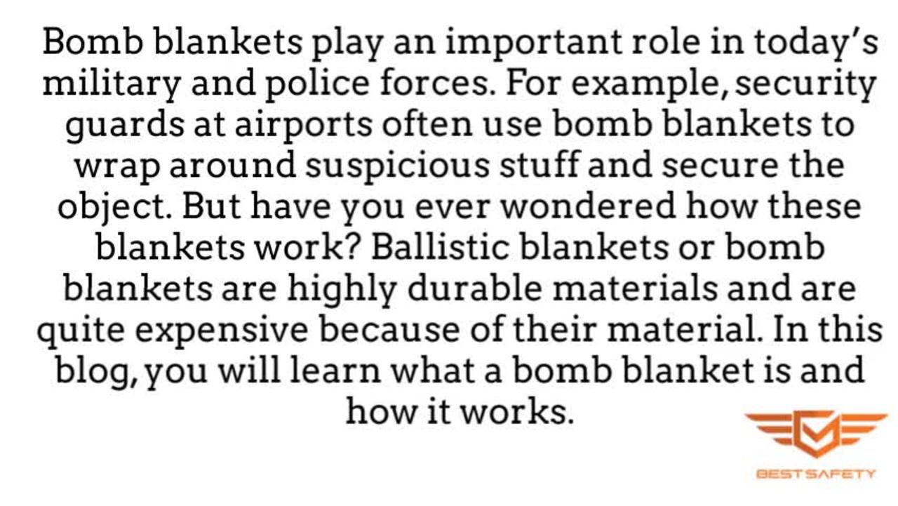 Everything You Need to Know About Bomb Blanket
