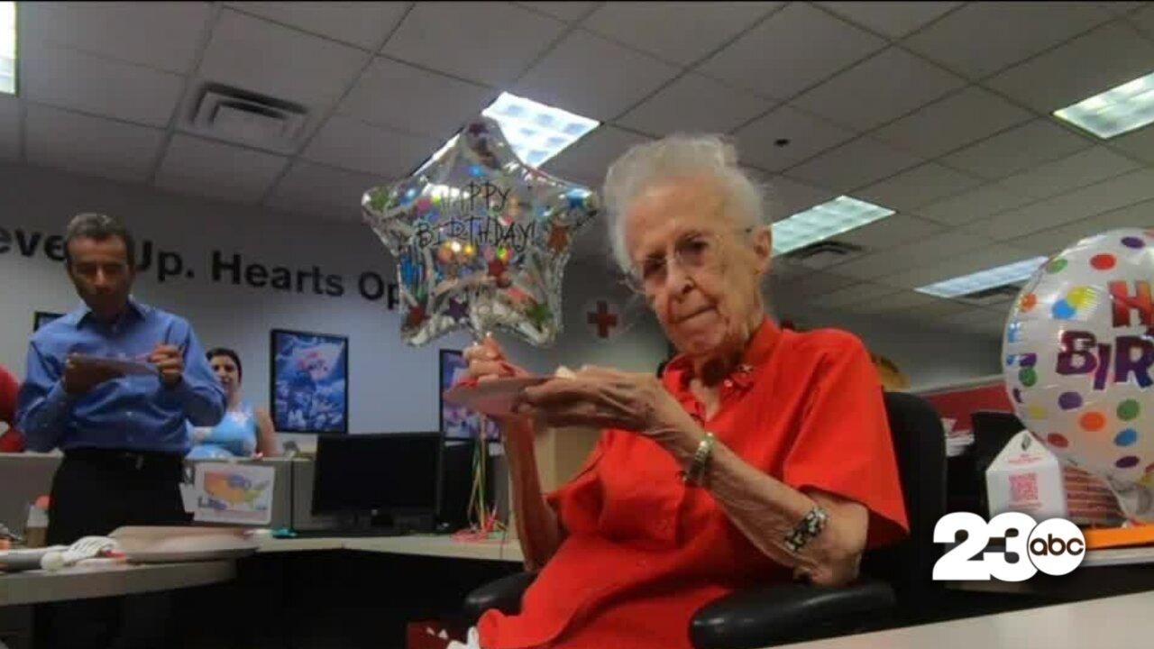 Positively 23ABC: Red Cross volunteer celebrates 101st birthday