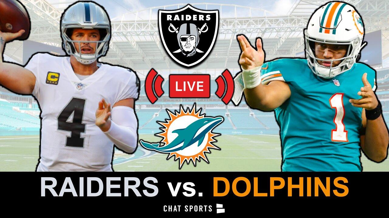 LIVE: Raiders vs. Dolphins