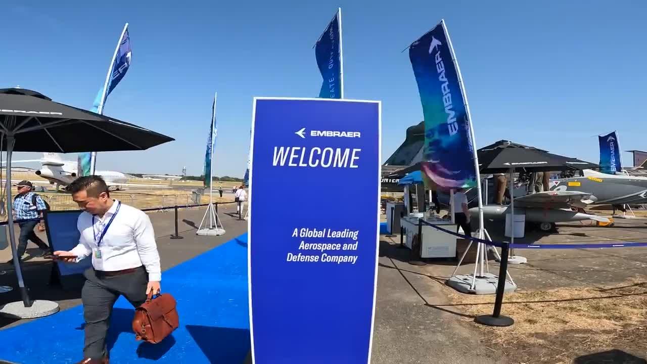 Embraer's at Farnborough Airshow 2022