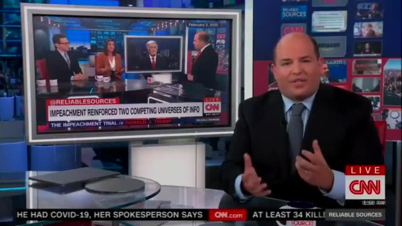 Brian Stelter In His Last Show Says Don't Give Platforms To Those Lying To Our Faces!!