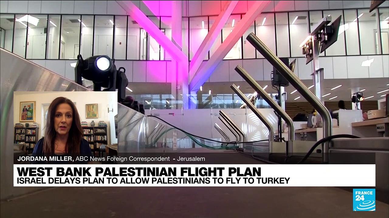 Israel ldelays plan to allow Palestinians to fly to Turkey