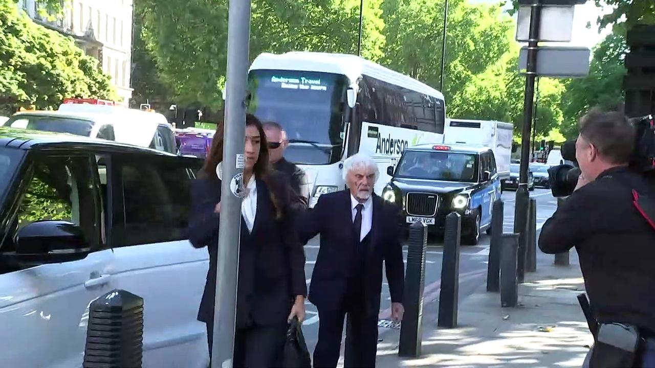 Bernie Ecclestone pleads not guilty to fraud charge in court