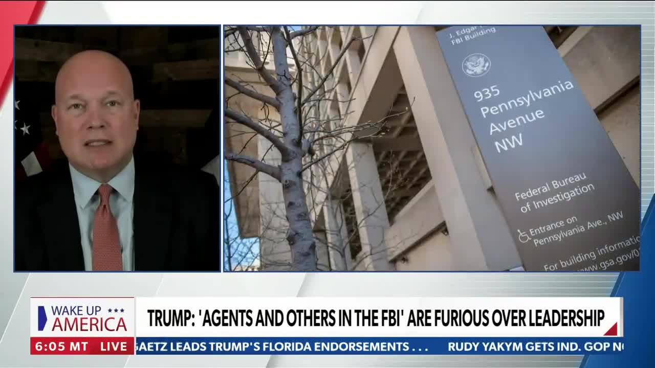 Too many examples of the FBI "playing politics": Fmr. Acting U.S. Attorney General Matthew Whitaker