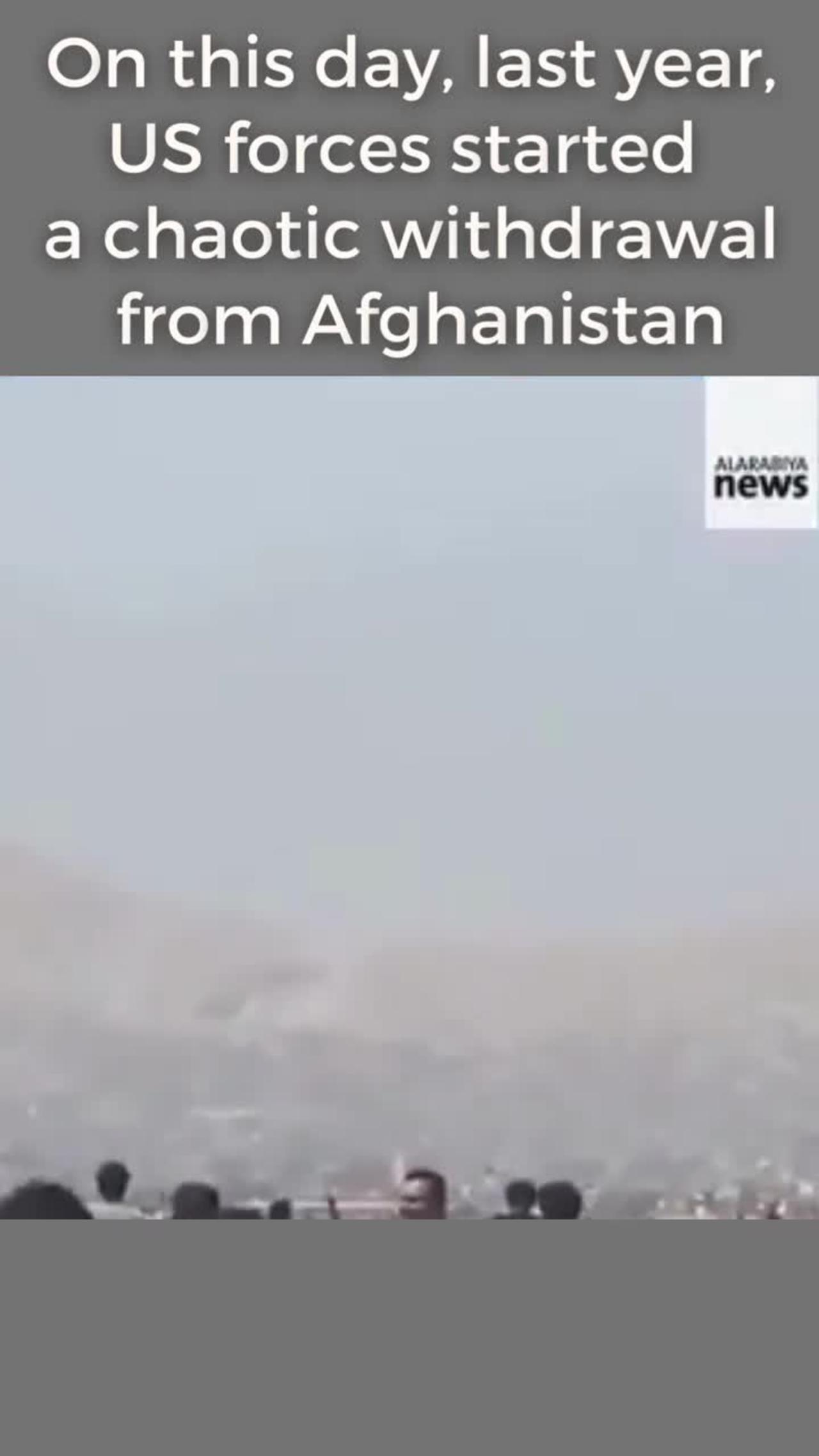 On this day, last year, the US made a messy withdrawl from Afghanistan