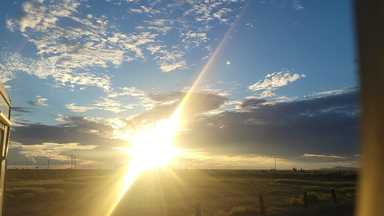 In Hyperlapse - An Evening At A New Mexico Rest Stop