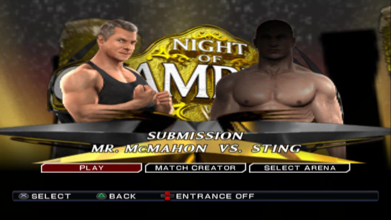 WWE SmackDown vs. Raw 2011 Mr. McMahon vs Sting