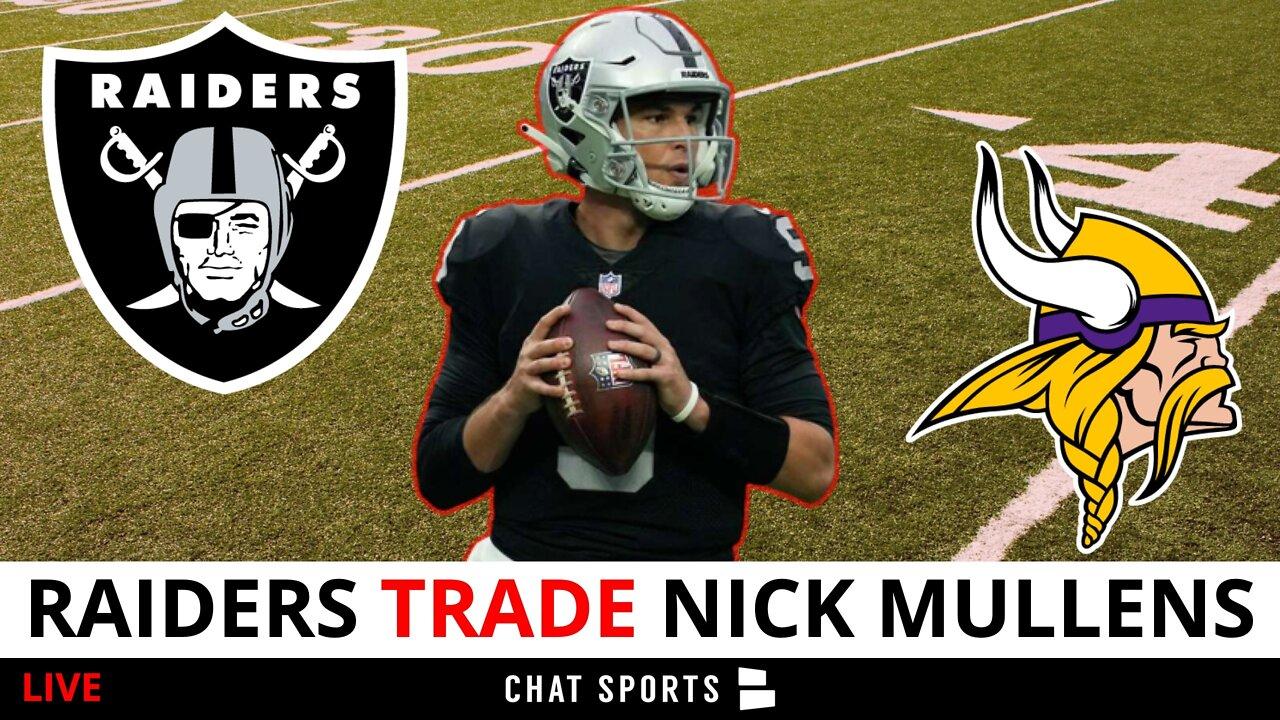 BREAKING: Raiders Trade Nick Mullens To The Minnesota Vikings