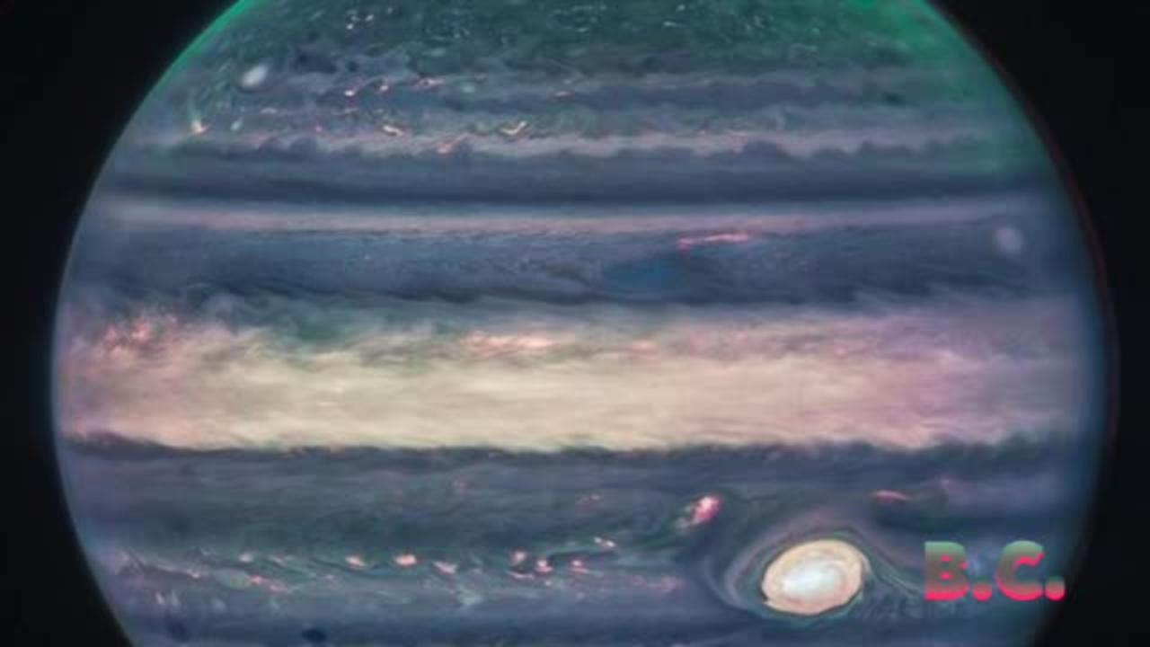 James Webb telescope captures surreal images of Jupiter's auroras