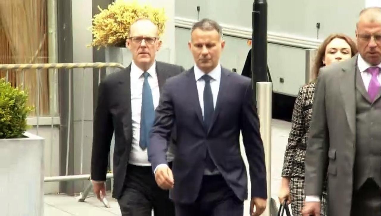 Giggs arrives at court ahead of final day of trial